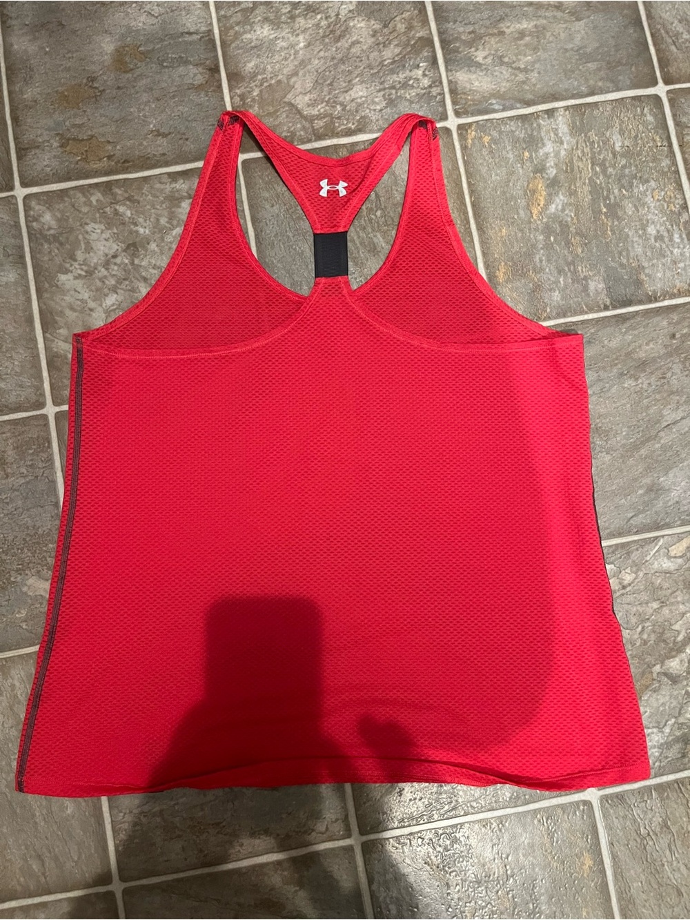Bright Red Athletic Mesh Racerback Tank - Picture 2 of 2